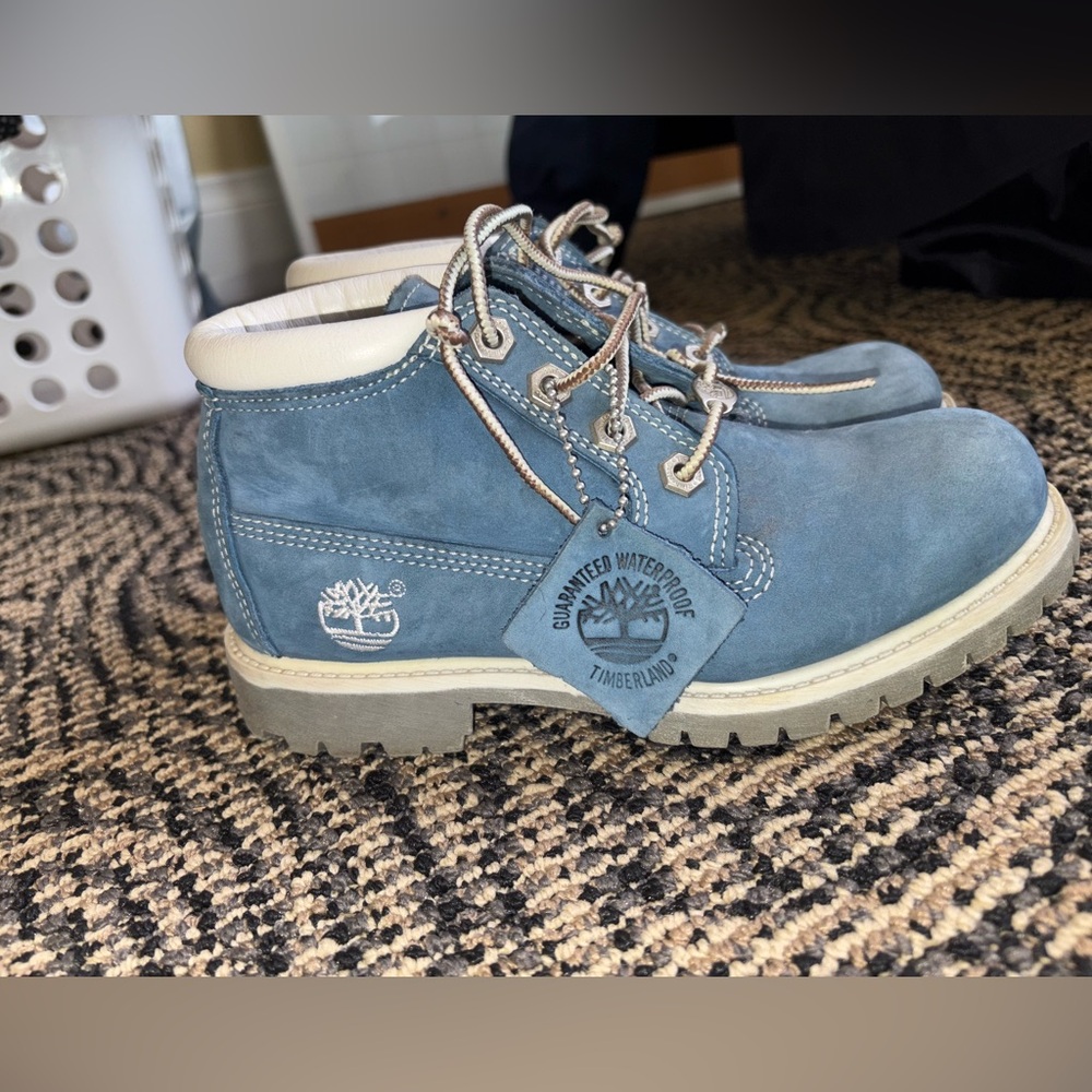 Timberland waterproof genuine leather, size 5, color blue